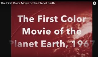 La primera película en color del planeta Tierra