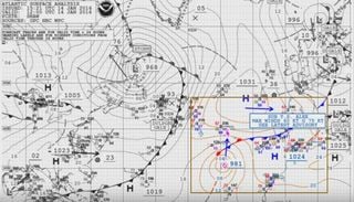 Ciclo de vida del huracán Alex a partir de los análisis de superficie