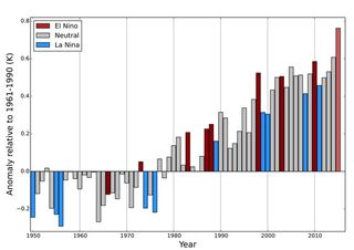 La OMM confirma que 2015 es el año más caluroso jamás registrado