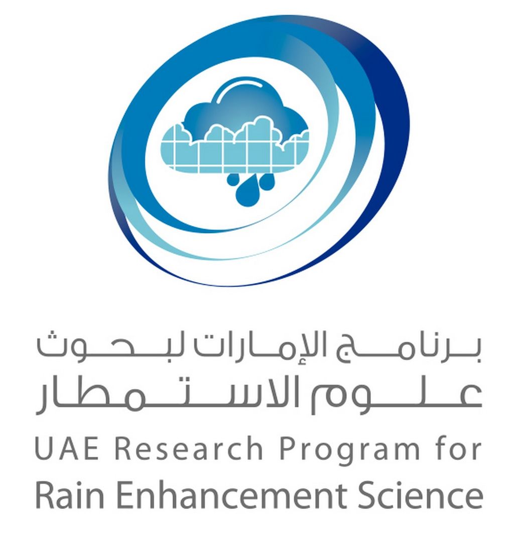 Logotipo del Programa de Investigación de mejora de la lluvia en Emiratos Árabes Unidos