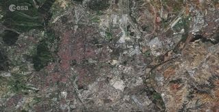 Madrid desde el espacio