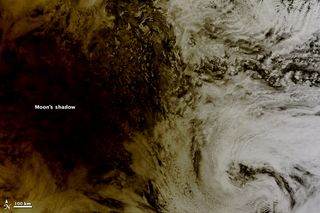 Los satélites observan el eclipse del 20-21 de mayo de 2012