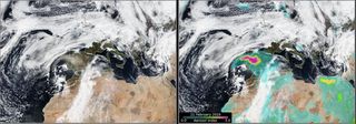 Una nube de polvo subsahariano barre la península Ibérica