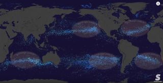 La dinámica de las “islas de basura” oceánicas