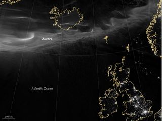La aurora colorea los cielos de Europa del Norte