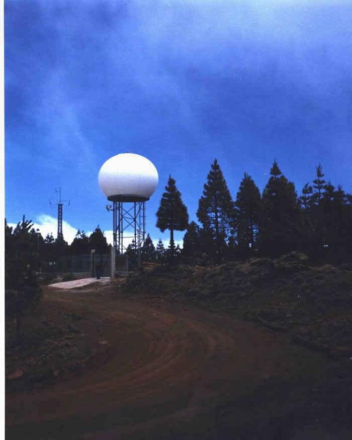 El radar de Gran Canaria del INM.
