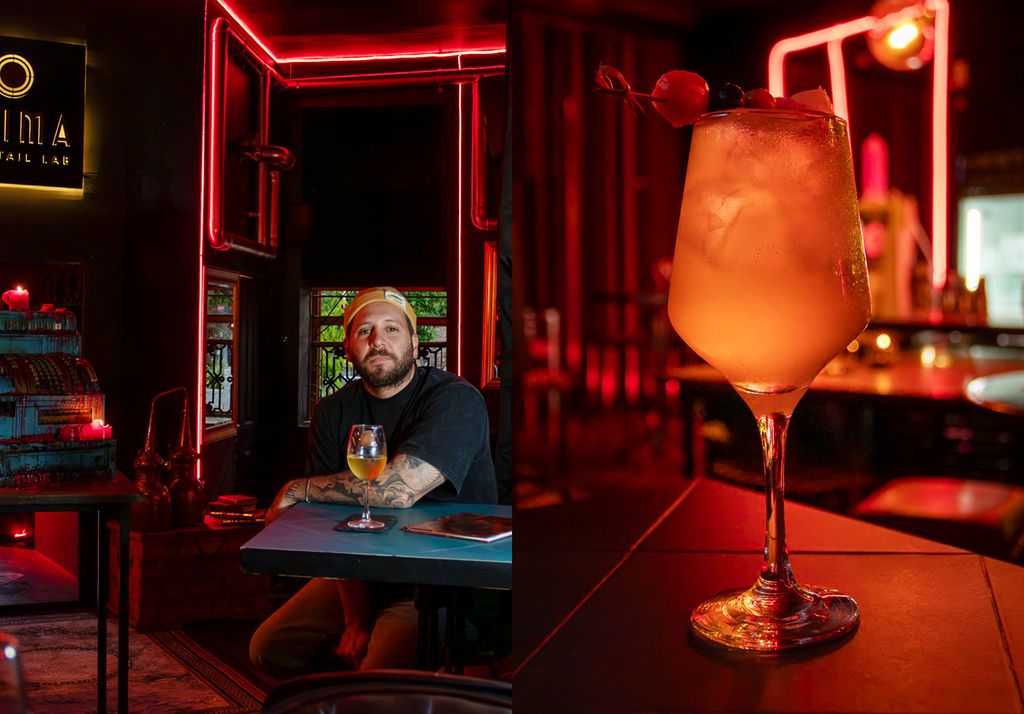 Pablo Prufer fundó Anima Cocktail Lab en Barrio Bellavista el 2025, siendo su segundo proyecto propio luego de Bar Enigma. Imagen: @comomegusta.cl