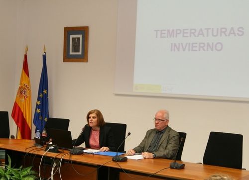 Rueda de prensa en AEMET