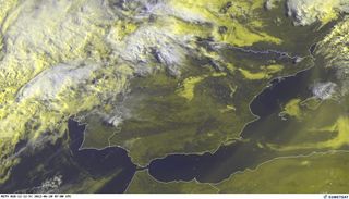 Imagen única: después de las tormentas y las lluvias fuertes viene…. (19-20 junio 2012)