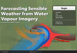 Pronosticar el tiempo sensible con las imágenes de vapor de agua