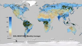 La ESA dibuja el primer mapamundi de la evolución de la humedad del suelo