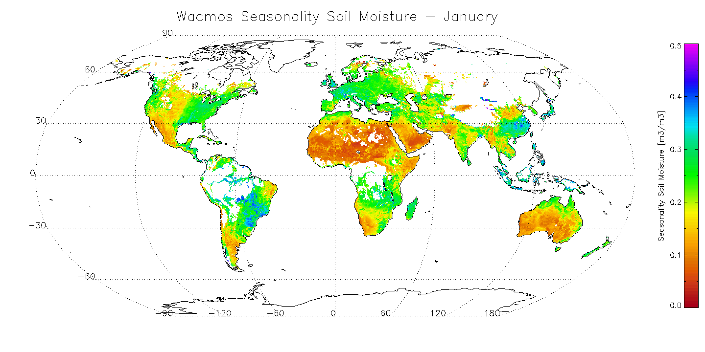 Foto 2: Los 32 años de datos permitirán hacer un cálculo robusto de la climatología. Imagen: ESA Los 32 años de datos permitirán hacer un cálculo robusto de la climatología. Imagen: ESA