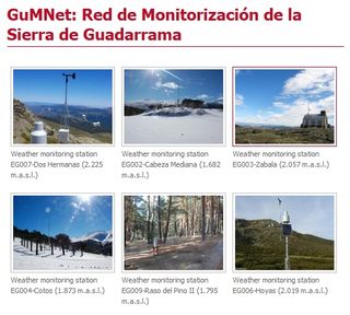 GuMNet: Red de Monitorización de la Sierra de Guadarrama