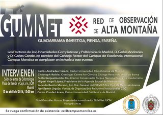 Presentación proyecto GUMNET-13 de abril 2016