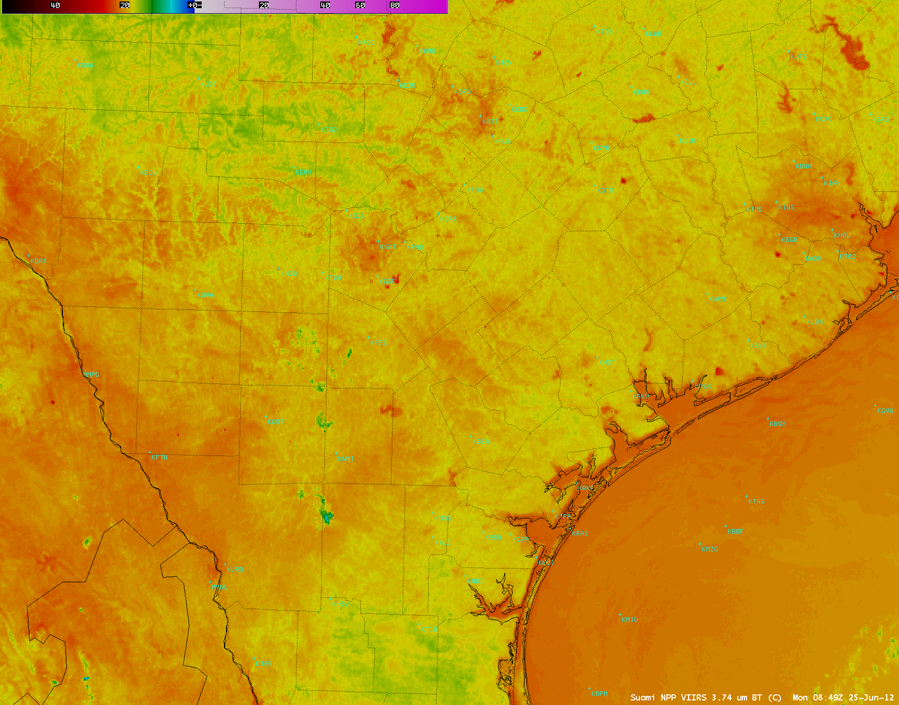 Imágenes únicas: Perforaciones petrolíferas desde satélite