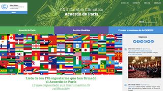 Récord de apoyos para avanzar hacia la ratificación del Acuerdo de París