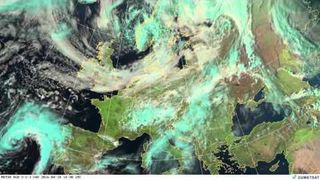 El tiempo en abril de 2016 visto por Meteosat