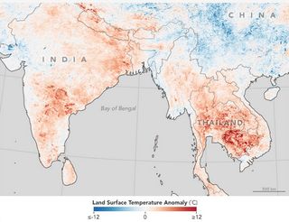 Una ola de calor mortifera golpea Tailandia e India en abril de 2016