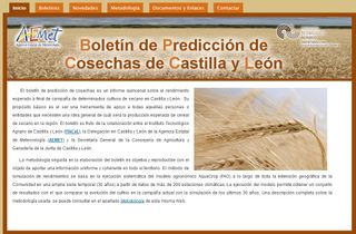 Boletín de predicción de cosechas para Castilla y León