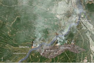 Fuegos destructivos en Fort McMurray