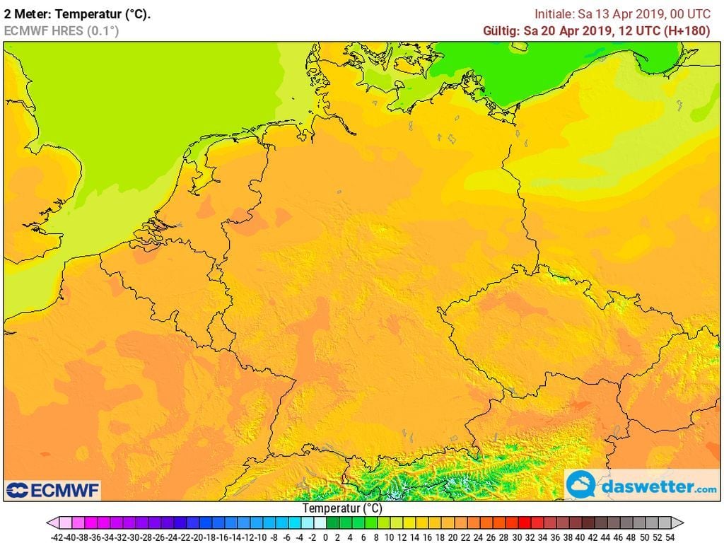 Karsamstag bis 24 Grad Karsamstag bis 24 Grad