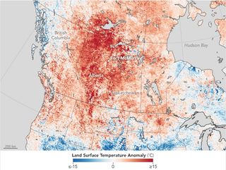 El calor: combustible del fuego en Fort McMurray