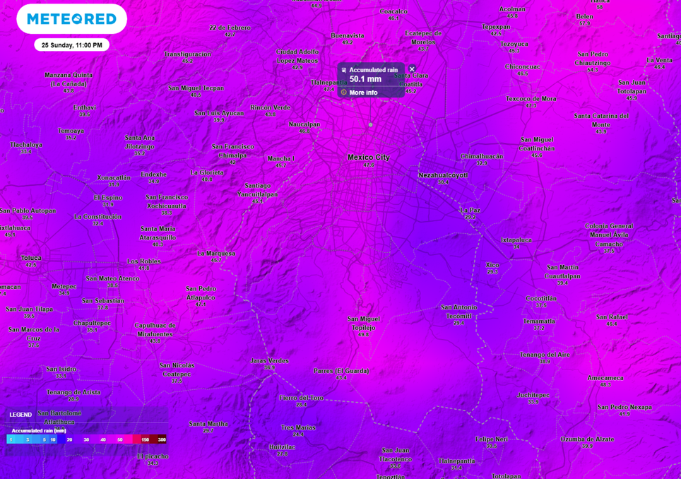 250520 Este será el día más lluvioso de la semana en CDMX: hasta 50 l/m2 en pocas horas. Noticias en tiempo real