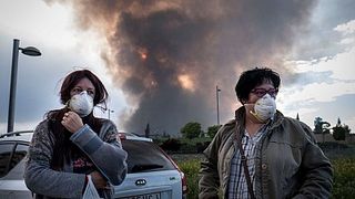 El incendio de Seseña emite una enorme cantidad de contaminantes
