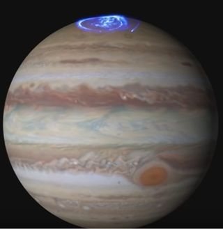 Las brillantes auroras en Júpiter