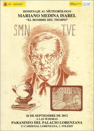 Homenaje a D. Mariano Medina, el primer hombre del tiempo