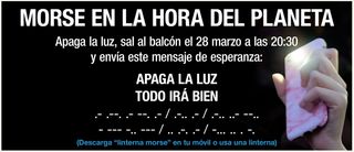 28 de marzo: sal al balcón en la Hora del Planeta