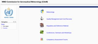 Temas, cursos, charlas, módulos de enseñanza sobre meteorología aeronáutica