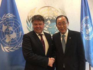 La OMM informa al Secretario General de la ONU, Ban Ki-moon, sobre el estado del clima