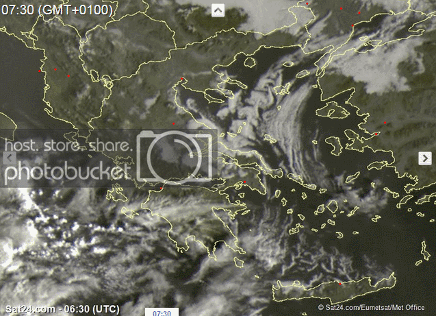 Imagen única: Vórtices de von Kármán en el Mar Egeo