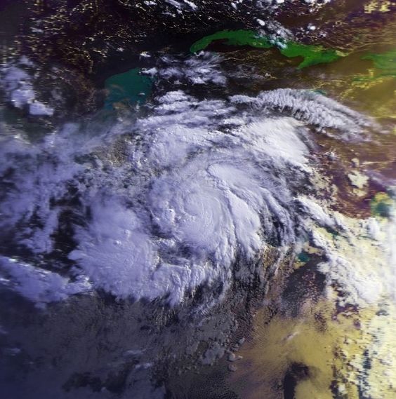 Imagen de Cesar afectando a la zona de Nicaragua Imagen de Cesar afectando a la zona de Nicaragua