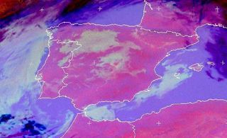 Así amanece parte de España el 23/ dic / 2012