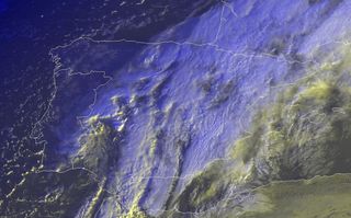 Regalo de Navidad: imagen de satélite