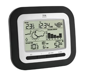 Estación meteorológica wifi LCD 6,89 memoria interna sensor para