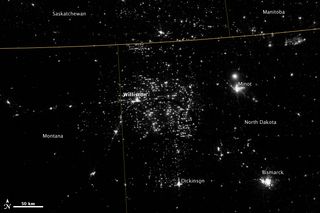 Lo que brilla en la noche no son ciudades