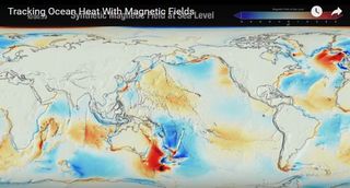 Seguimiento del calor oceánico con campos magnéticos