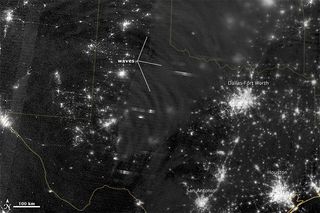Imagen única: ondas en luminiscencia nocturna atmosférica