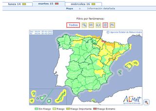 Aviso rojo por nevadas en Navarra