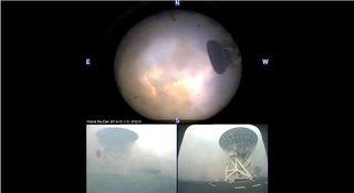 Observatorio astronómico australiano afectado por el fuego (enero 2013)