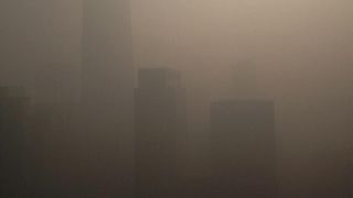 La calidad del aire en Beijing fue severamente mala