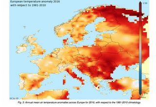 El Clima europeo en 2016 marcado por noches cálidas y grandes inundaciones