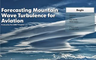 Predicción de turbulencia por onda de montaña para la aviación