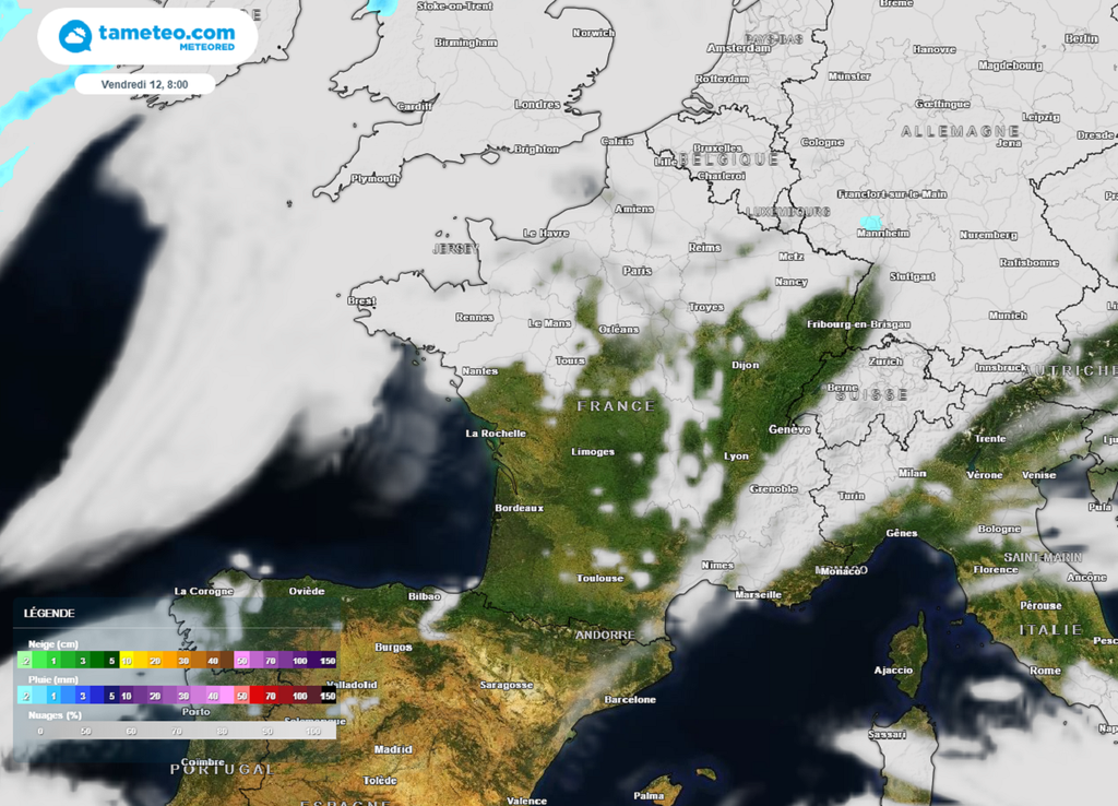 En fin de semaine, un temps sec et lumineux s'installera sur l'ensemble du territoire.
