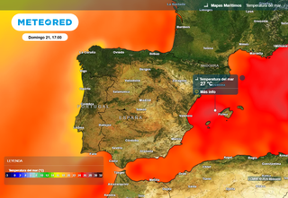 3 &ordm;C m&aacute;s de golpe: el domo de calor disparar&aacute; la temperatura de los mares Cant&aacute;brico y Mediterr&aacute;neo