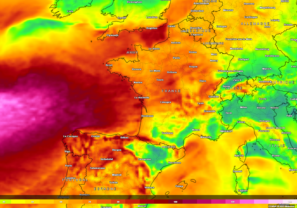 La journée de samedi connaîtra le passage d'une nouvelle dépression tempétueuse qui concernera les deux tiers du territoire.