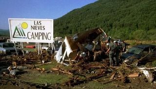 30 a&ntilde;os de la tragedia de Biescas: el camping se levant&oacute; en un barranco que ya sufri&oacute; dos grandes riadas en el siglo XX